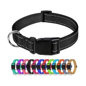 Reflective Dog Collar with Buckle 