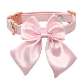 Dog Collar with Bow Bowtie 