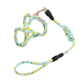 Cat Harness Leash with fruit pattern